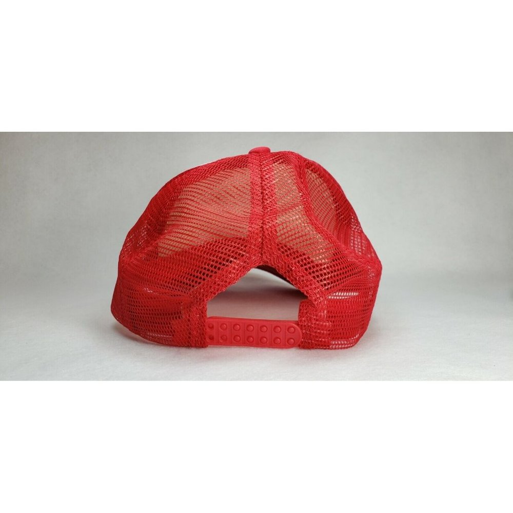 Sucktown Alaska (C.Dirkes) RED Mesh Foam Trucker Hat Rope 5-Panel Snap Back Cap - Picture 4 of 7